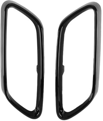 Enwye Embellecedor de escape, repuesto para la Clase C W206 AMG Line a partir de 2022 (dos piezas negras)