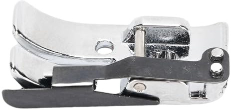 Haofy 1/4 Zoll Straight Stitch Presser Foot Edelstahlnähmaschinen -Pressemaschinenfuß Edelstahl Fuß für Niedrige Schaftnähmaschinen mit Klaren Markierungen