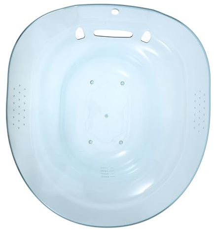 COOPHYA Sitzbad aus Pet mit Rutschfestem Design und Einfacher Pflege für Senioren und Schwangere Praktisches Sitzbad zur Wochenbettpflege und Täglichen Hygiene