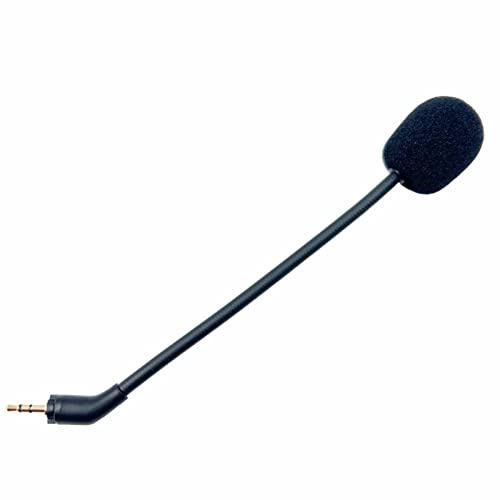 Maigridy Micros de jeu de rechange pour microphone A30 pour casque de jeu d'ordinateur PC Accessoire micro Boom profil bas libération rapide