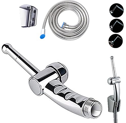 Home Shower Enema Kits Vaginal Anal Cleaner Anal Cleansing Nozzle Fit for Regulator Douche System for Men and Women, 59 inch Shower Hose