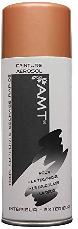 Les Colis Noirs LCN - Lot de 2 Bombe de Peinture Rose Gold 330ml - Spray Aérosol Décoration - BPA101