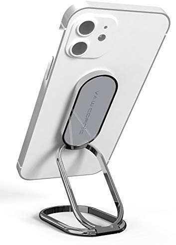 VAWcornic Phone Ring Holder, 540° Dual Direction Rotating Metal Phone Stand Phone Grip for Smartphone(iPhone, Samsung, HUAWEI), Tablet, Kindle, Switch, Compatible with Magnetic Car Mount, Dark Grey