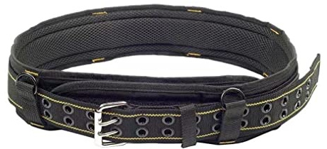 SSDH Heavy Duty Work Belt Scaffolding Professional Work Tool Belt | Holds Most Carpenter and Contractor Bags, Clips and Tool Racks for Worker Jobs