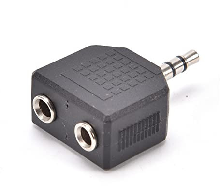 SCALZE Cavo Audio Jack 2 Cuffia Audio 3,5 mm Jack Jack To Dual Aux. Auricolare Femmina y Splitter Cavo Optical Digital Audio Jack