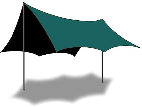 Tenda A Vela Per Esterno Vela Ombreggiante Impermeabile Con Palo Di Sostegno Tenda Da Sole A Baldacchino Ottagonale Con Borsa Di Stoccaggio Per Le Attività All'aperto Di Backyard ( Color : /Green , Si