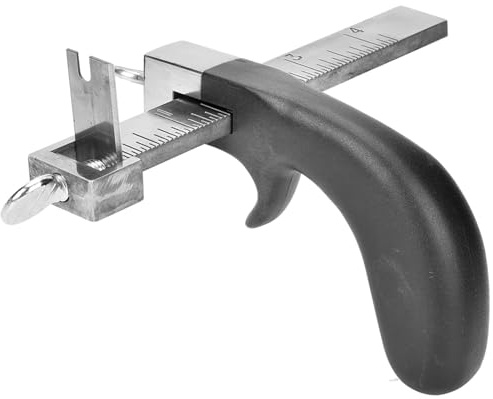 Cortador de cinturón de piel, cortador de cinturón de piel, herramienta de corte de cuero ajustable, con mango de aluminio, herramienta de corte de cuero