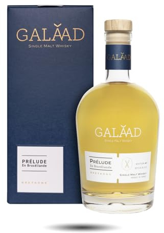 Whisky Galaad Prélude en Brocéliande - Single Malt français distillé en Bretagne - 70cl