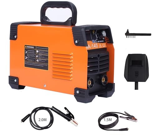 ROJOO MMA-140 Inverter Welding Machine Stick Welder IGBT Current 140A Mini Small Size arc Welder Complete Portable Arc Welding Equipment