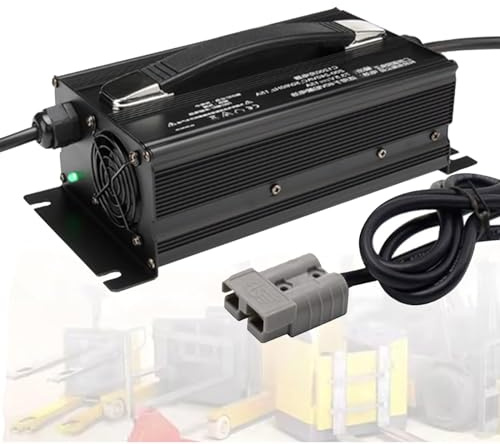 HYDTGZ Chargeur Batterie Chariot Élévateur 12V/24V/36V/48V/60V/72V Chargeur Batterie Plomb, Cric Palette Électrique, Chariot Élévateur Chargeur d'Épurateur Sol Marcher Derrière