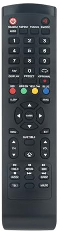 AULCMEET ND40S3000 Telecomando di Ricambio Compatibile con Nordmende 4K OLED Smart TV ND39S3000H ND32S3100HSMART AKTV433 AKTV3223 AKAI AKTV3227H ND40S3000 ND32N2200H ND32S3100H