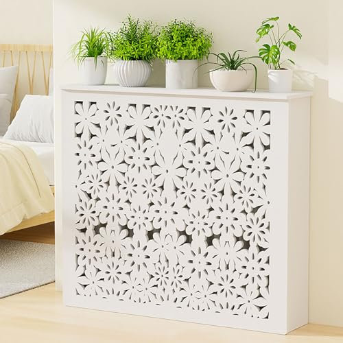 Copertura per radiatore, schermo di privacy per pompa di calore, armadio decorativo per soggiorno, corridoio, copertura per radiatore,armadio con copertura per radiatore, armadio organizer per storage