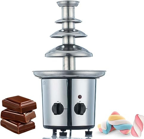 KLYDBMYT Fontaine à Fondue au Chocolat, Machine à Fondre Le Chocolat électrique, adaptée aux Restaurants et aux Aires de Restauration