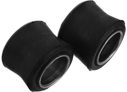 PRETYZOOM Boccola per Assorbire Vibrazioni e Migliorare Stabilità 2 Pezzi Ammortizzatore 14mm in Gomma e Lega Moto per Motociclisti Appassionati in Guida Quotidiana