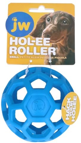 JW Pets HOL-ee Roller, Spielball, Hundeball, Hundespielzeug, Leckerli, Apportierspielzeug, in Verschiedenen Größen wählbar (S)