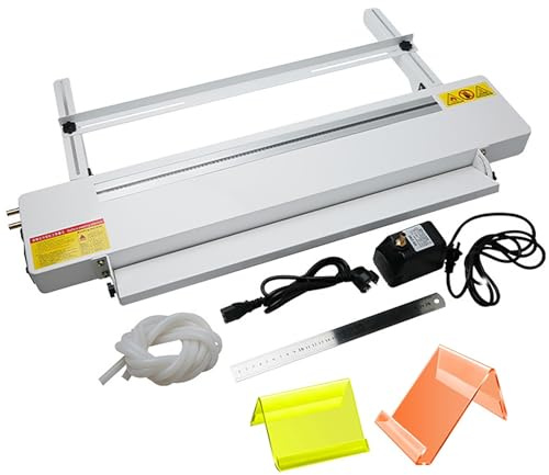 Cintreuse pour plastique acrylique et PVC 30/60/125cm, machine de pliage à chaud pour feuilles acryliques avec angle et largeur réglables de 0-90°, 0-100℃, pour PC ABS PP de 1-6mm(30cm)