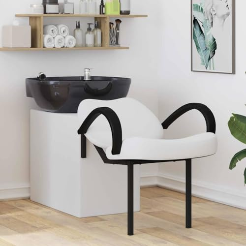 Genérico Silla de Shampoo Manual y Negro 63 x 141 x 92 cm PVC,Economía e Industria,Peluquería y cosmética,Sillas de peluquería-42009071