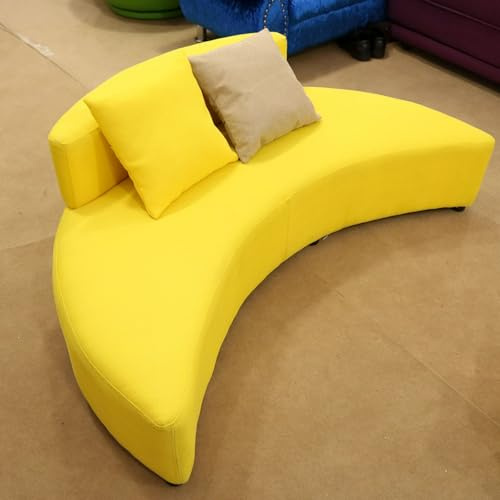 KIBONCY Kindersofa-, Tisch- und Sitzpaket for Früherziehungseinrichtungen und Kinderleseecken mit Stern- und Monddekoration(E)