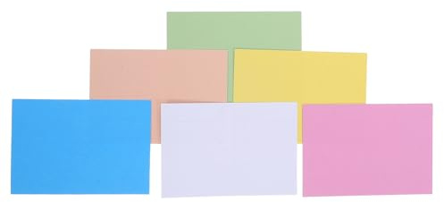 Operitacx Pestañas de Etiquetas Colgantes para Carpetas, Papel Multicolor 6 Hojas, Insertos Resistentes para Archivo Oficina y Aula, Etiquetas para Clasificación Rápida y