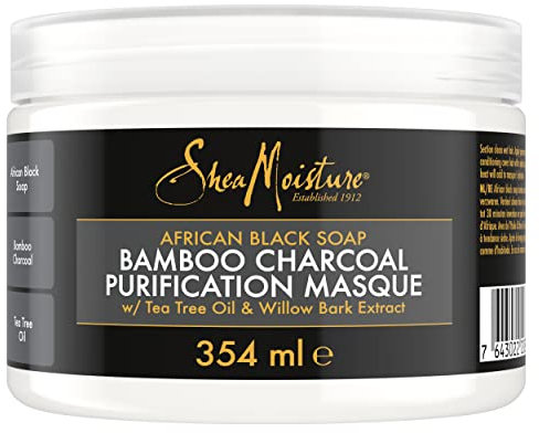 SheaMoisture African Black Soap Bamboo Charcoal Purification Masque 354 ml
