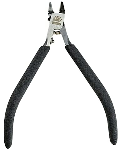 ＭＲ．ＨＯＢＢＹ＼ミスターホビー MT106 Mr. Nipper, Single-Edged, Mr. Tools, Zange, Seitenschneider, Werkzeug für Modellbau, Einseitige Klinge, Metallfarben, Schwarz, Stahl, Silikon