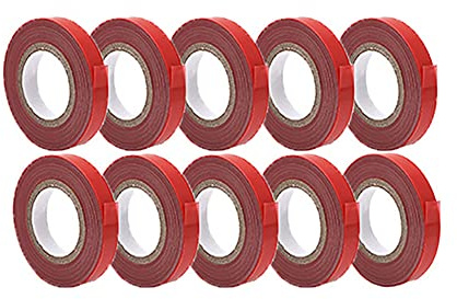 NSXIN Bindezange für Pflanzen, Bandzange Bindemaschine Tapetool, Handbindemaschine für Weinberg Obst Gemüse, 10 Bandrollen, 10000 Heftklammern (10 Rollen Klebeband)