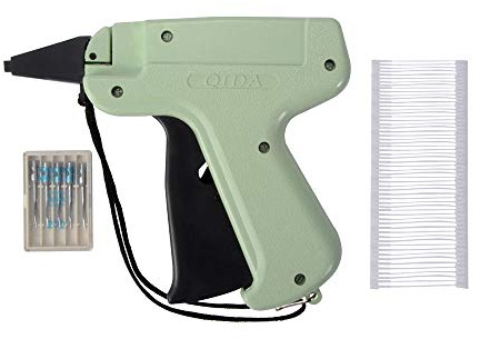 Etikett Pistole Heftpistole Etikettiermaschine mit 5 Ersatznadeln und 1000 Heftfäden Standard für Kleidung Preisschilder Etiketten Preis Marke Tags Schild Label Hut