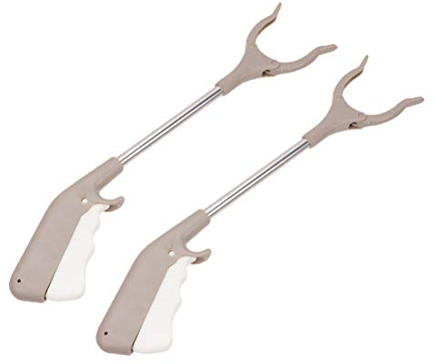 Cabilock 2 Stücke Müllgreifer Zange - Leichter Abfallpicker Mit Rutschfesten Greifzangen Ideal Für Senioren Und Kinder 41.5 cm Lange Greifhilfe Für Vielseitige Anwendungen