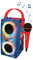 Lexibook, Spiderman, Enceinte Portable Bluetooth Lumineuse avec Micro, karaoké, Effets Lumineux, sans-Fil, USB, Carte SD, Batterie Rechargeable, Rouge/Bleu, BTP180SPZ