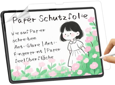 [2 Stück] Papier Schutzfolie für iPad A16 11./10. Generation (11/10,9 Zoll, 2025/2022), Matte Blendfrei Displayschutzfolie,Einfache Installation,Angenehmes Schreiben wie auf,zum Zeichnen und Notizen