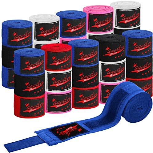 15 Pairs Boxing Wraps for Hand 180 Inch Boxing Hand Wraps Bulk Martial Arts Sports Handwraps for Boxing Kickboxing Mexican Style Hand Wraps for Muay Thai MMA Kickboxing Training Gym (Classic Colors)