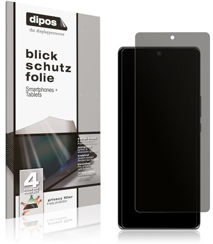 dipos I Sichtschutz-Folie matt kompatibel mit Honor Magic 5 Lite Blickschutzfolie Display-Schutzfolie Privacy-Filter (Kleiner als das Glas, da Dieses gewölbt ist)