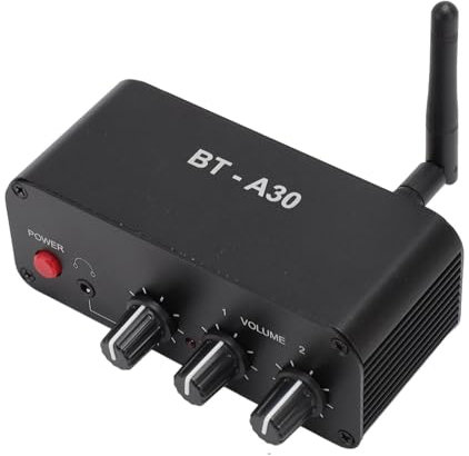 Preamplificador de Sonido Bluetooth, Preamplificador Estéreo Dual Op Amp NE5532 con Puerto de 3,5 Mm, Preamplificador de Fono de Señal de Sonido Estéreo para Altavoz