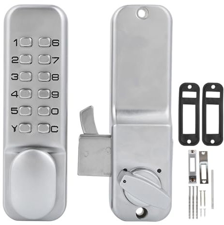 Cerradura de combinación, Cerradura de combinación mecánica de 1 a 11 dígitos Puerta corrediza Acceso sin llave para cocina Oficina Balcón