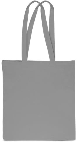 SAKETOS Stofftasche 38 x 42 cm - Tote Bag - Stoffbeutel zum Bemalen Unbedruckt 1, 5, 10, 25, 50 Stk. - Baumwolltasche mit Zwei Langen Griffen - Tragetasche, Einkaufstaschen