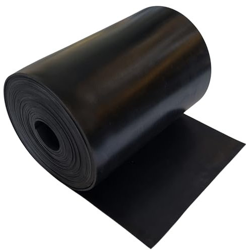 diconfa PROFILINE Gummistreifen EPDM 400mm breit - Dicke 1mm bis 20mm - LÄNGE 0,05m bis 10m - Auswahl 50mm (5cm) lang, 10mm stark - sehr geruchsarm - Gummimatte dauerhaft UV-stabil wetterfest
