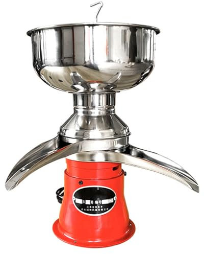 Dairy Professional Whipped Cream Dispenser Cream Separator for Goats Milk, Large Milk Cream Centrifugal Separator, Electric Cream Separator, Multifunctional Stainless Steel Cream Butter Milkshake