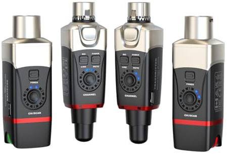 XVive U35D Dual Wireless System – 5,8 GHz Funkset für PA‑ & DJ‑Systeme, 2× Sender & 2× Empfänger