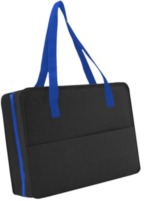 KiBcsLic Borsa Porta Auto Diecast per 104 Organizer Custodia Trasporto Toy Cars con Manico Robusto E Divisori Elastici in Stoffa per Esposizione tra, Nero