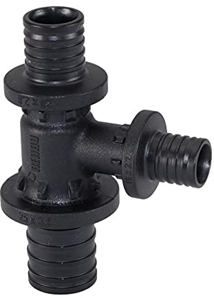 Rehau - T-Stück Rautitan px Durchmesser 16 mm schwarz