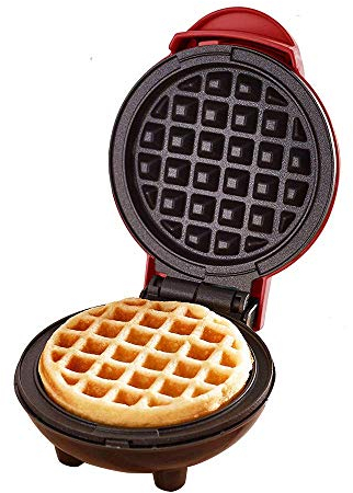 Candora Mini Waffle Maker for Individual Waffles,Hash Browns,Paninis,Lunch, Snacks,or other on the go Breakfast