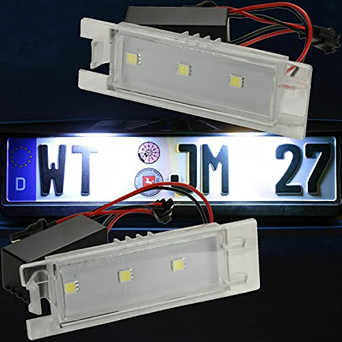 LED-registreringsskyltbelysning från Recambo lämplig för Opel Cascada | Corsa C D E | Insignia