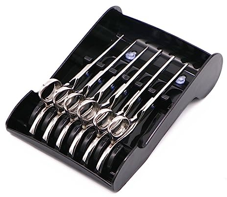 minkissy 1 Pc support organisateur de coiffure plateau de rangement pour ciseaux support d'outils de coiffure étagère à ciseaux créative Boîte de rangement tableau Porte-outil Provisions