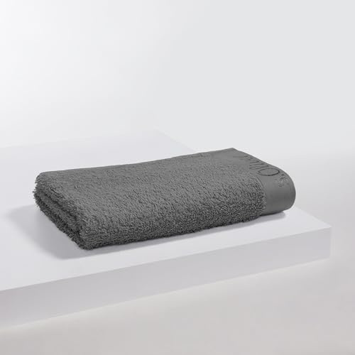 s.Oliver Gästehandtuch 30x50 cm - 100% Baumwolle, 600 g/m², weich & saugstark, Gästetuch grau