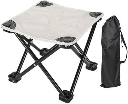 Glixoft Camping-klapphocker Tragetasche, Tragbarer Angelhocker, Faltbarer Stuhl, Sitz, Leichter Stuhl, Hocker Für Wandern, Picknick, Strand, Grillen