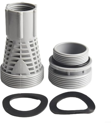 Stabiles Kunststoff-Poolschlauch-Anschluss-Set, 2 Stück, Adapter-Schnittstelle für auslaufsichere Leistung