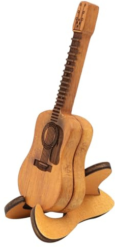 Sarini Porta Plettri per Chitarra con Supporto,Include 3 Plettri per Chitarra,Perfetto per Gli Amanti della Chitarra,del Basso Elettrico e dell'ukulele,Facile Accesso, Musicisti