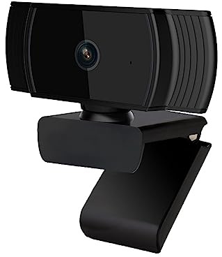 QZCX Webcam PC, Webcam for videoconferenza HD1080P Messa a fuoco automatica Microfoni integrati Webcam USB Webcam di rete for conferenze, streaming live,per streaming live, videochiamate, conferenze