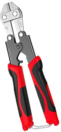 Fazvncv Kleiner Schraubenschneider, Drahtseilschneider mit rutschfestem Griff, Schraubenschneider, Kettenschlossschneider, Zange für präzises Schneiden, 20,3 cm