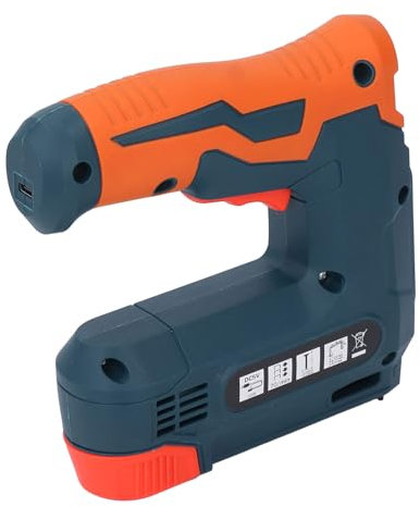 Pistolas Básicas Eléctricas, Pistolas de Uñas Grapador de 2 en 1 Inalámbrica con Uñas Básicas de 2000 Piezas, un Kit de Clavos de Brad de 3.7V Brad para Tapicería de Carpintería